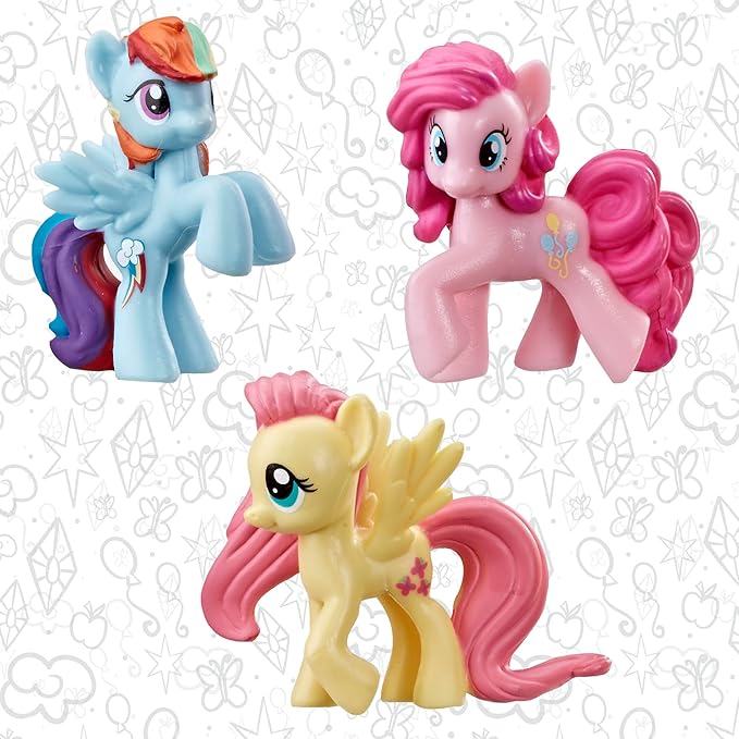 My Little Pony Toy Rainbow Equestria Favorites 10 Figure Collection, for Kids Ages 3 Years Old and Up (Amazon Exclusive)