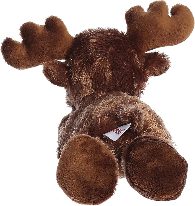 Aurora® Adorable Mini Flopsie™ Maxamoose™ Stuffed Animal - Mini Companions Ready for Playful Adventures - for Kids All Ages, Toddlers, Adults, and Families - Brown 8 Inches