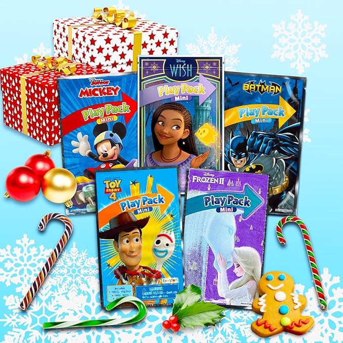 Blippi Birthday Party Favors Set - Bundle With 24 Play Packs for Kids | Mini Coloring Books, Stickers, and More for Goodie Bags (Party Supplies)