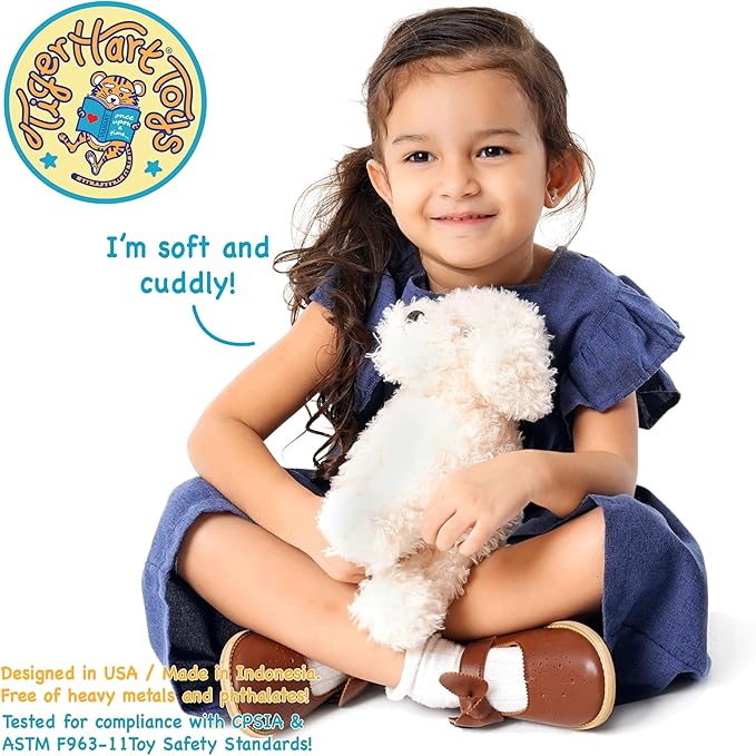 Luka The Labradoodle - 12 Inch Stuffed Animal Plush Poodle Dog