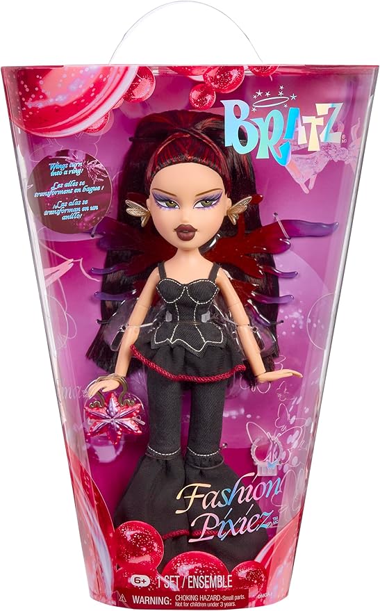 Bratz Fashion Pixiez Lina Collectible Fantasy Doll with Real Fashions and Accessories