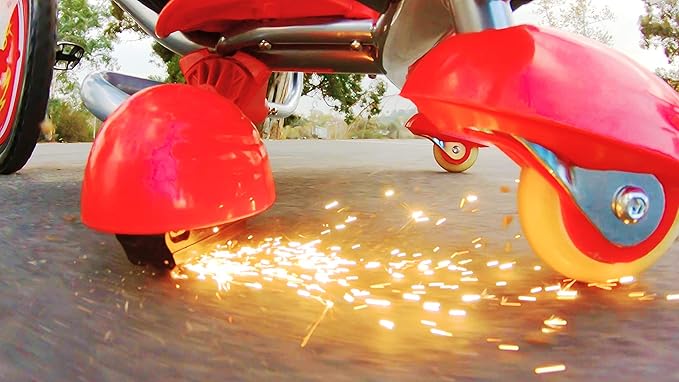 Razor 360 Caster Trike for Kids Ages 6+ - Replaceable Spark cartridges, Lightweight, MX Style Handlebars, for Riders up to 160 lbs