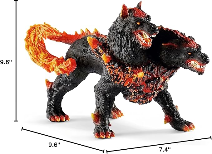 Schleich Eldrador Creatures - 5PC Fantasy Creature Set - Ice Wolf, Lava Hound, Rock Beast and Sword Figure Playset - Animal Monster Figurines for Boys and Girls - Durable Toys for Kids Ages 7+ | 72179