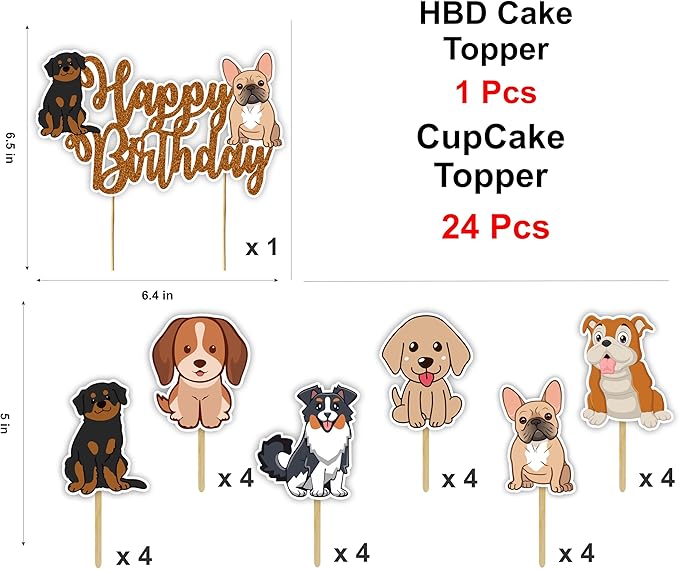 Seyal® Pupy Dog Theme Birthday Party Supplies