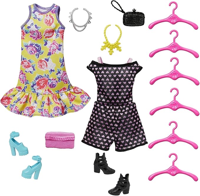 Barbie Fashionistas Ultimate Closet Portable Fashion Toy with Doll, Clothing, Accessories and Hangers, Gift for 3 Years Old and Up