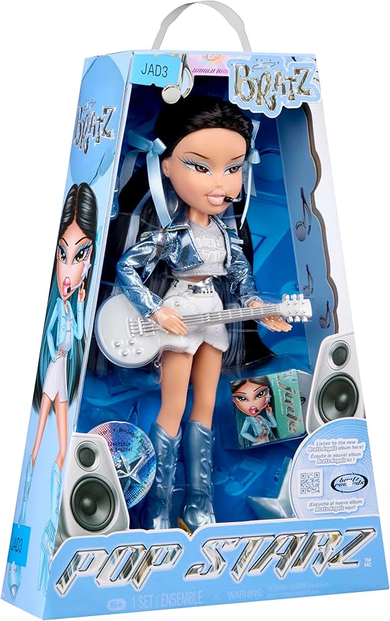 Bratz Pop Starz Jade Fashion Doll with Accessories and Charm