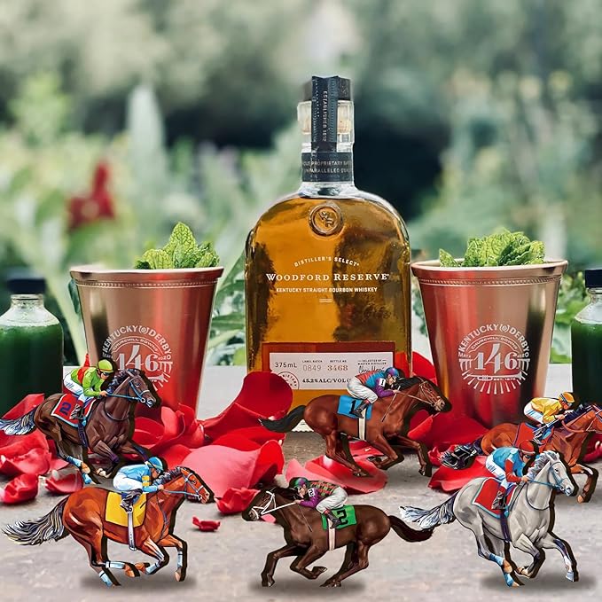 6pcs Derby Decorations Horse Racing Decorations Table Centerpieces Wooden,Double Sided Derby Table Decorations Horse Racing Party Supplies,Derby Party Decorations