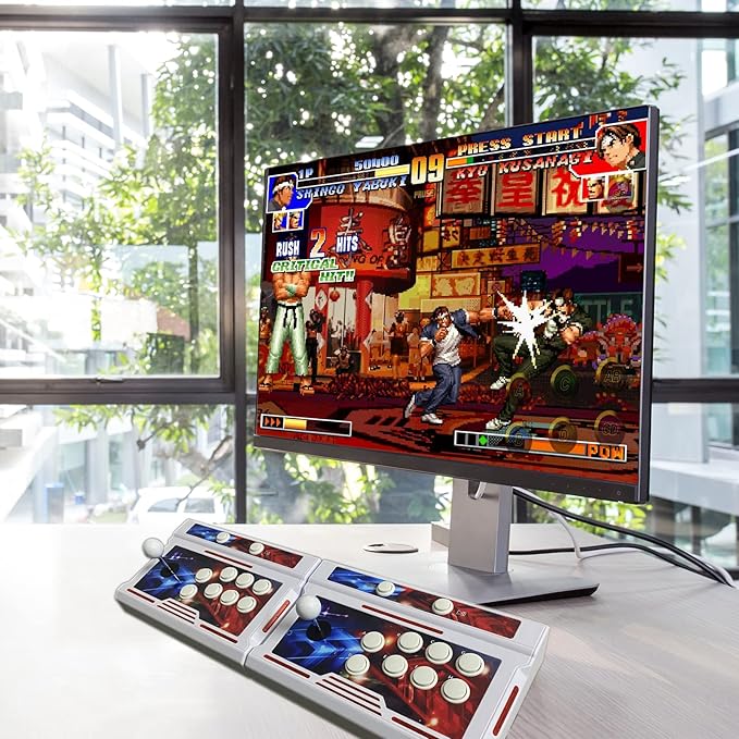 Pandora Box Console 32000 Arcade Games in 1, Two Separate joysticks，Bluetooth Function ,Retro Game Machine for TV PC Projector, Supports Up to 4 Players, Full HD Output, Search, Save, Hide