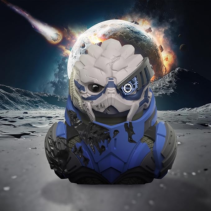 TUBBZ Boxed Edition Garrus Collectible Vinyl Rubber Duck Figure - Official Mass Effect Merchandise - Sci-Fi Action FPS Video Games