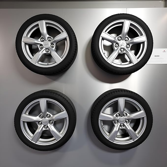 4Pcs Black Toy Car Wheel Tires,48mm Simulation Rubber Wheel Tire Toy Model DIY RC Spare Parts Easy Installation Small in Size,Remote and App Controlled Vehicles and Parts,Wheels and Tires