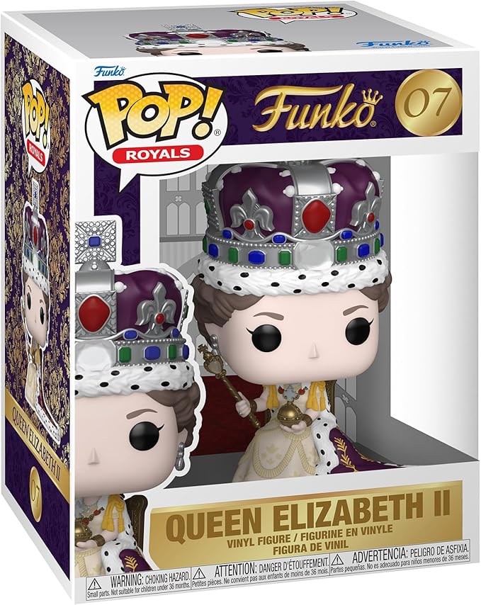 Funko Pop! Premium: Queen Elizabeth II - Coronation - Collectible Vinyl Figure - Gift Idea - Official Product - Toys for Kids and Adults - Collectors Model Figure