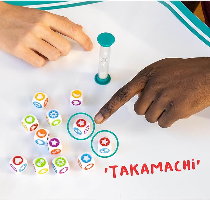 Takamachi — The Fast Thinking Dice Game — Brain Teasers for Kids 5+, Kid Board Games, Family Game Night by FlexiQ