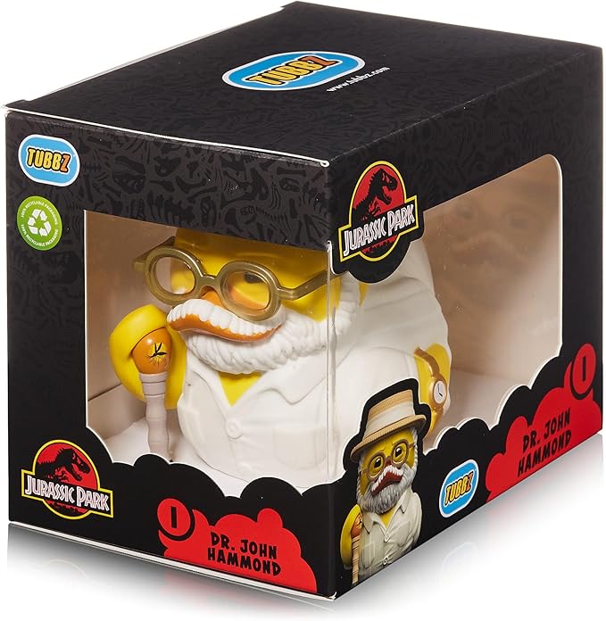 TUBBZ Boxed Edition: Jurassic World Rebirth- Dr John Hammond Cosplaying Rubber Duck Vinyl Figure