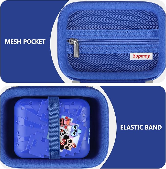 Carrying Case for Bitzee Disney/Magicals/Wizarding World Harry Potter Interactive Characters Inside Interactive Toy Digital Pet, Disney Toys & Digital Pet Kids Toys for Girls & Boys, Deep Blu