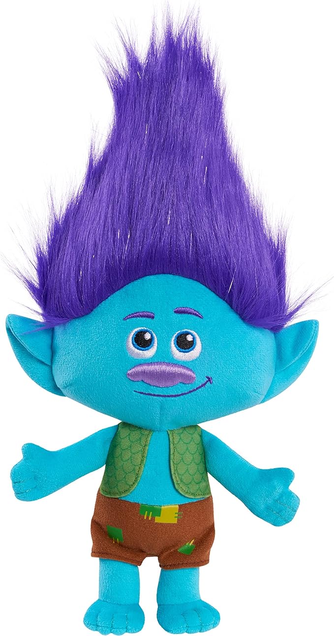 Trolls 13-inch World Tour Poppy & Branch Friendship Plush 2-Pack Stuffed Animals, Kids Toys for Ages 3 Up, Amazon Exclusive by Just Play