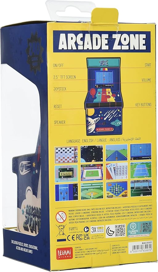 Legami Zone-Mini Arcade Video Game, MAC0001