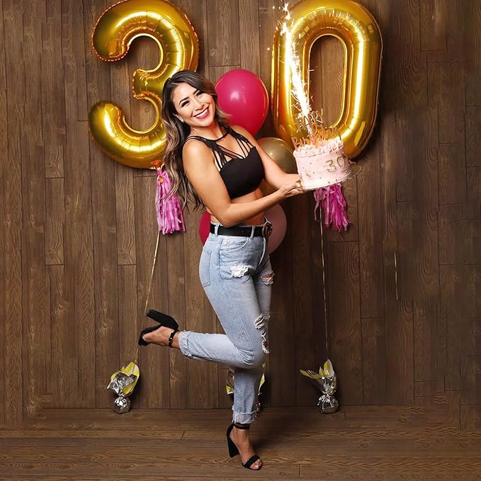 40 Inch Gold Balloon Number 10 Balloon,Jumbo Mylar Foil Helium Balloon for 10 Birthday Digital Balloons for Birthday Party,Wedding Anniversary Party Decorations