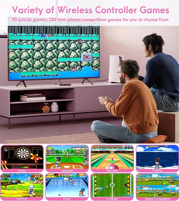 Dance Mats, Double Dance Mat with TV HD Port for Kids and Adults, Non-Slip Wireless Dance Pad with English Manual, Plug and Play, Christmas Birthday Gifts