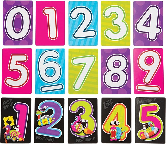 Fast Blast - Card Game for Families and Friends for Family Game Night - Quick-Replayable Game for 2 to 6 Players, Family Card Games for Ages 8 and Up