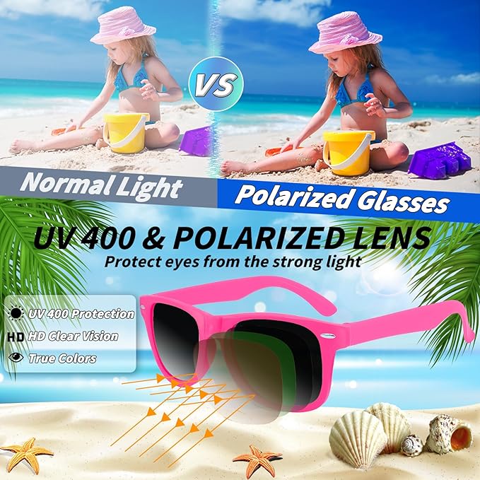 120 Pack Kids Neon Sunglasses Party Favors Bulk, 24 Colors Neon Party Sunglasses Colorful Novelty Sunglasses Cool Sun Glasses for Classroom Prize, Goody Bag Filler, Birthday Party Age 3-8
