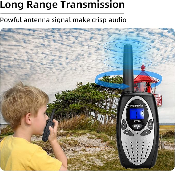 Retevis RT628 Walkie Talkies for Kids Bundle with Retevis RT15 Mini Walkie Talkies 3 Pack