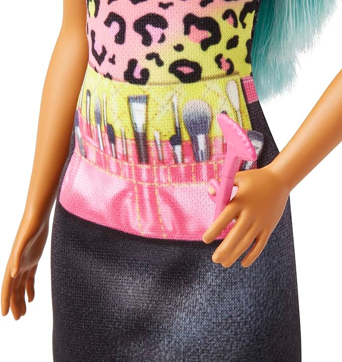 Barbie Doll & Accessories, Career Makeup Artist Doll with Palette and Brush