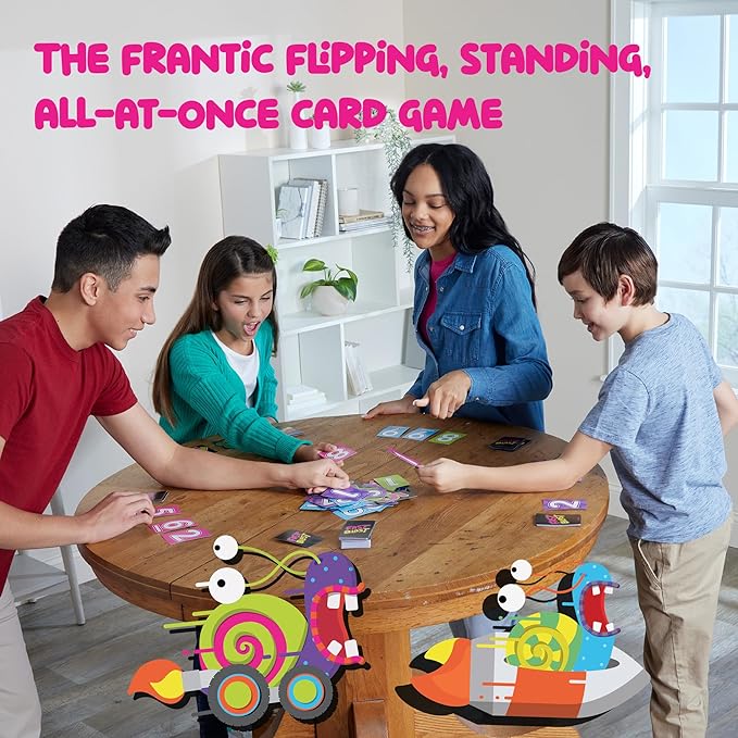 Fast Blast - Card Game for Families and Friends for Family Game Night - Quick-Replayable Game for 2 to 6 Players, Family Card Games for Ages 8 and Up