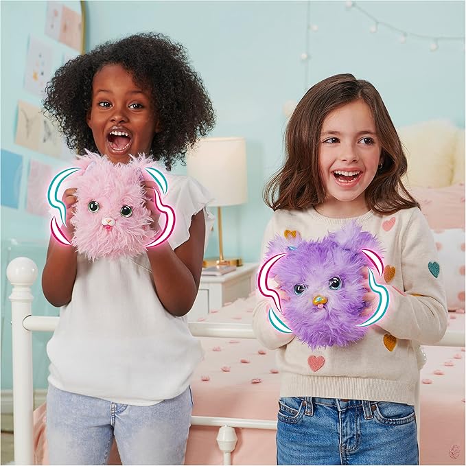 What the Fluff, Pupper-Fluff, Surprise Reveal Interactive Toy Pet With Over 100 Sounds And Reactions, Kids Toys For Girls Ages 5 And up