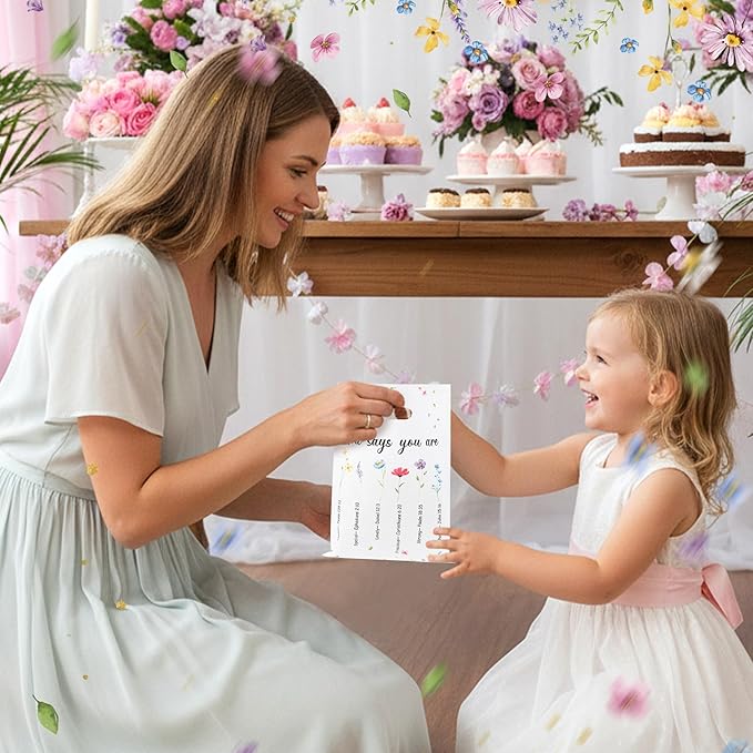 Christian Floral Party Favor Bag - 50Pcs Religious Inspirational Bible Verse Floral Goodie Treat Candy Plastic Gift Bags Christian Religious Faith Flower Party Decor for Baptism Church Spring Party