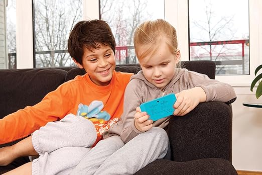 Lexibook Frozen Arcade Pocket Portable Gaming Console, 150 Games, LCD, Battery Operated, Purple / Blue, JL1895FZ