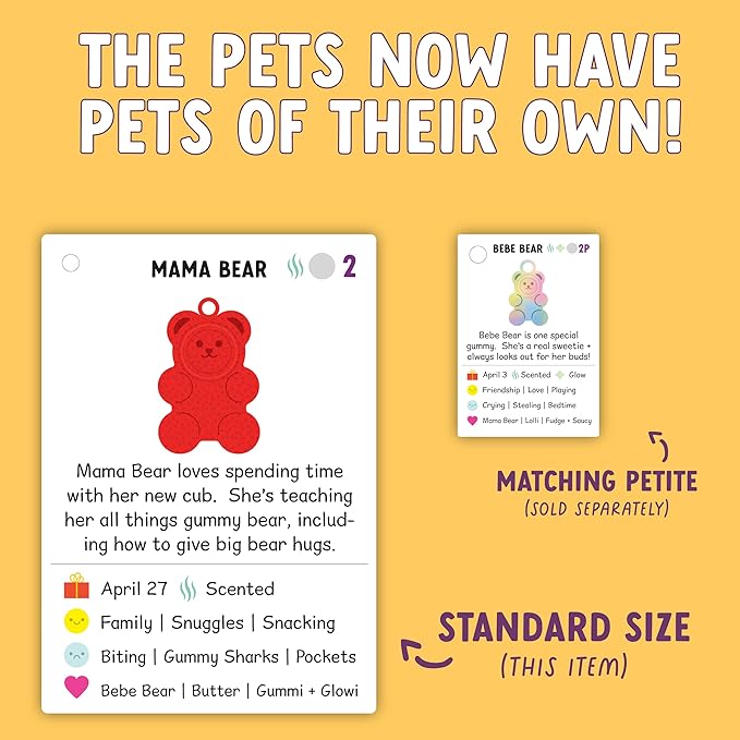 Buffalo Games Pop It Pets - Season 2 - The Ultimate Sensory Fidget Toy - Popping Bubbles and Adorable Characters - Collector map with Cards and Stickers from Buffalo Games (Pack of 2)