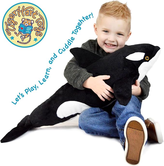 Octavius The Orca Blackfish - 28 Inch Stuffed Animal Plush