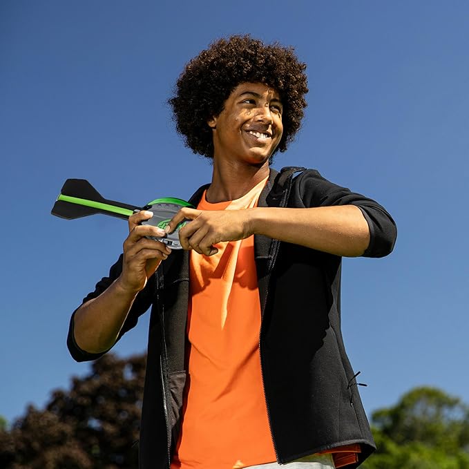 Nerf Elite Vortex Aero Howler Foam Football Soft Vortex Football for Long-Distance Throws - Innovative Hollow Air Flow Design - Kids Aero Howler Whistle Vortex Foam Ball