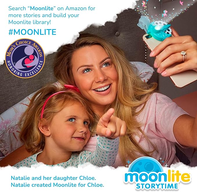 Moonlite Storytime - Conversations on The Ark - A Magical Read - Projector Sold Separately - Digital Bible Stories for Kids with Fun Sound FX - Learning Gifts for Kids Ages 12 Months & Up