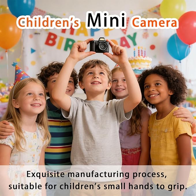 Mini Keychain Camera, 64MP Digital Camera with 64GB SD Card, with Soft Silicone Protective Case, Portable Small Camera, for Teenagers, Adult Beginners, Small Photography Gift Travel Study Recording