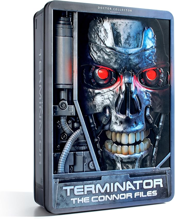 Doctor Collector: Terminator - The Connor Files Kit - Metal Collectible Box with 22 Exclusive Items, Immersive Experience, Licensed Movie Memorabilia