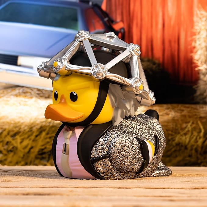 TUBBZ Boxed Edition: Back to The Future - Doc Brown 1950s Cosplaying Rubber Duck Vinyl Figure