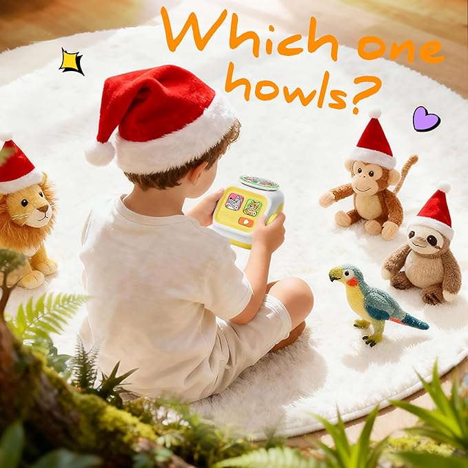 Kids Music Player: Story Machine, Interactive Toy, Voice Recording, Pre-Loaded Stories and Muisic, Screen-Free Storytelling Toys, Bluetooth Speaker, Christmas/Birthday Gift for Children