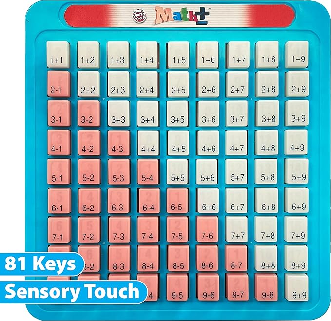 Small World Toys Addition and Subtraction Games, Preschool Math Counting Toys, Kindergarten Math Games Board for Ages 3+ Preschool Learning Activities Educational Toys, Learning Gift for Kids