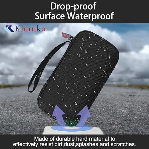 khanka Hard Travel Case Replacement for RG40XX H Retro Handheld Game Console,Case Only. (Black)