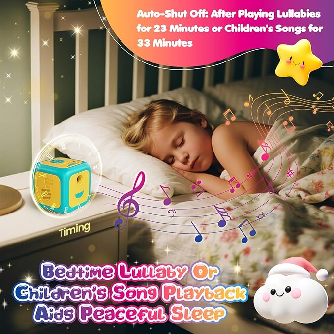 Kids Story Projector for Toddlers, Story Dream Machine Storybook Projector with Educational Stories, Music, Auto-Off Nightlight, Bedtime Learning Toy Birthday Gift for Kids Girls Boys Aged 3+