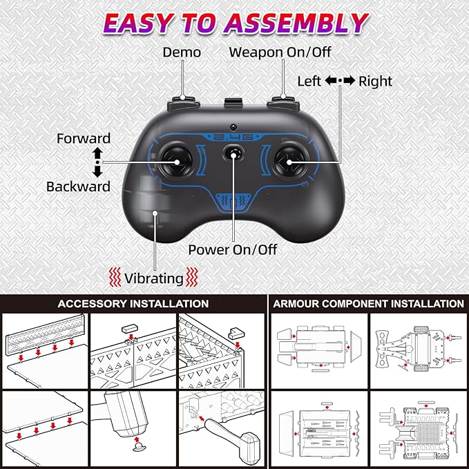 Remote Control Battle Robots, RC Fighting Robots Toys for Kids - 2.4Ghz Fighting Robot Game Set Toys for Kids, Battle Bots with Arena, Combat Robot STEM Toys Gifts for Boys Age 5 & Up