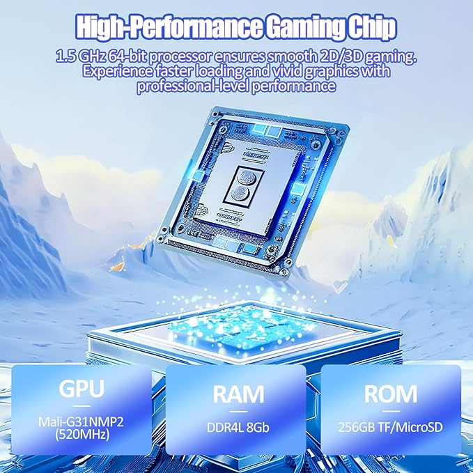 2026Newly Upgraded V40 MAX Retro Handheld Game Console with 256G Built-in 20000+ Classic Games, 4.0 Inch 4K HD IPS Screen Open Source Linux System, 4000mAh Battery, Portable Pocket Video Game Console