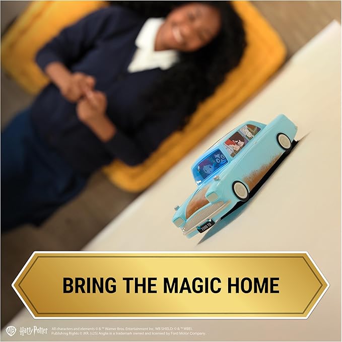 Wizarding World Harry Potter, Weasley’s Flying Remote Control Car with Zero Gravity Technology, Drives Indoors on Walls & Floors, Kids Toys for Ages 6 and up