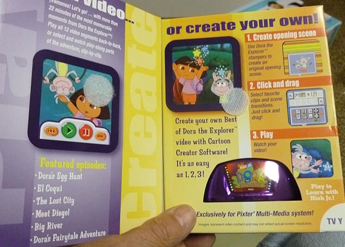 Fisher-Price Pixter Multi-Media Video ROM - Dora