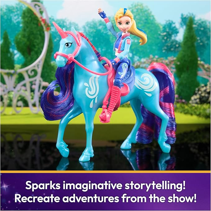 Unicorn Academy, Isabel & River with 2 Accessories & Hair Tool, Dolls & Unicorn Toys for Girls Ages 4 and up
