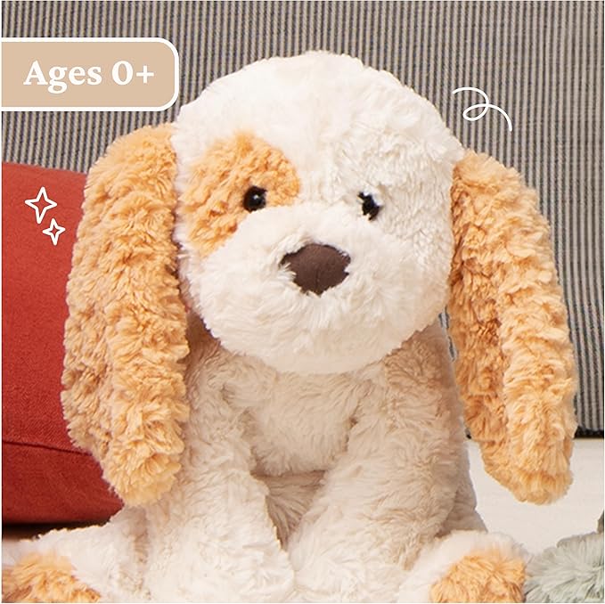 GUND Cozys Collection Puppy Plush, Puppy Dog Stuffed Animal for Ages 1 and Up, Tan/Cream, 10"