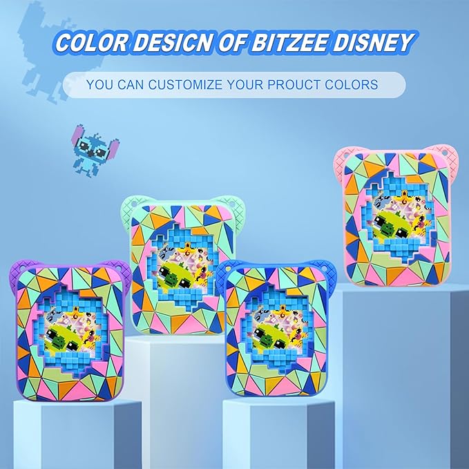 Silicone Cover Case for Bitzee Magicals Interactive Toy, Soft Silicone Protective Bag, Protective Skin Sleeve for Bitzee Virtual Electronic Pets Accessories, Blue