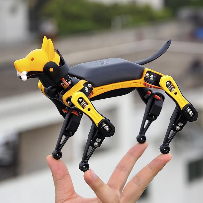 Petoi Programmable Robot Dog Bittle X V2 Lite Servo (Construction) | Coding Smart Robot Dog Kit, Voice Controlled, Quadruped Interactive Robot for Kids, Open Source, STEM & Robotics Education