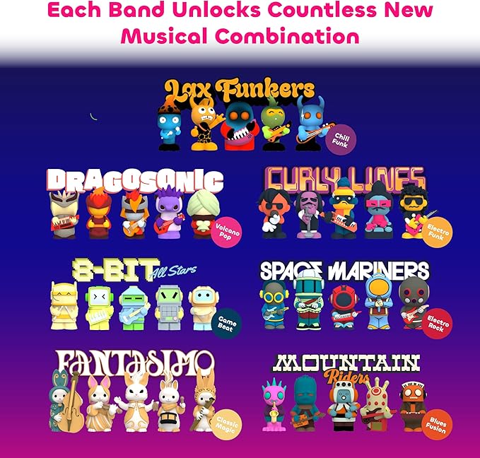 LOOPS Lab's Starter DJ Set – Mix, Create Music with Collectible Band Figurines
